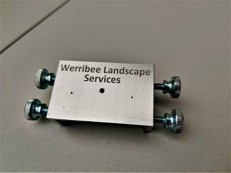 Materials We engraved